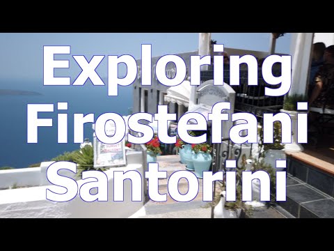 Explorando Firostefani Santorini