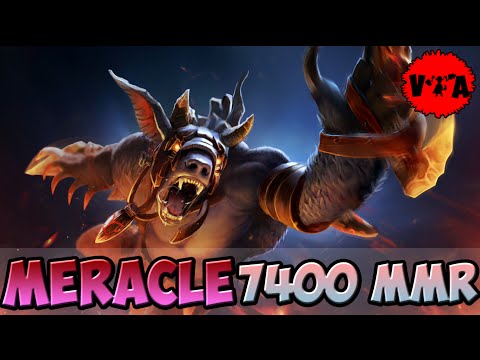 Dota 2 -Meracle 7400 MMR Plays Ursa vol #1 - Ranked Match