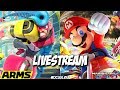 ARMS Mario Kart 8 Deluxe June 24th 2017 Live Stream Gameplay Nintendo Switch Livestream