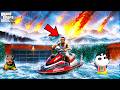 Can Franklin Escape The Biggest Natural Disaster In GTA 5 SHINCHAN And CHOP