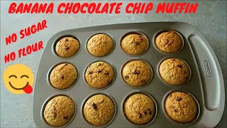 best banana chocolate chip muffins no egg