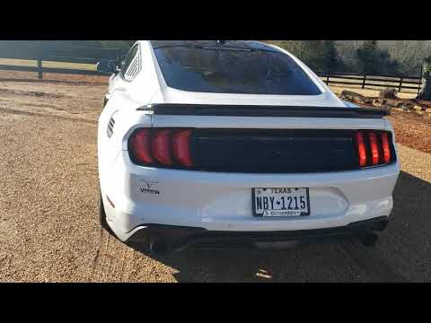 Mustang EcoBoost with Flowmaster Outlaw axle back cold start