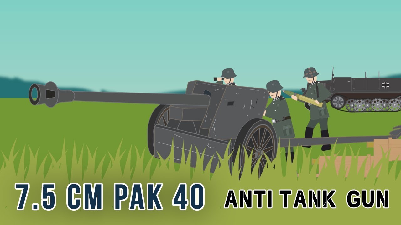 Putar video 7.5 cm Pak 40 Anti-tank gun (World War II) sekarang 7.5 cm Pak 40 Anti-tank gun (World War II)