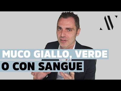 Muco giallo, verde o con sangue