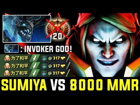 When 8000 MMR Meets Best Invoker SumiYa In Rank - Invoker God Pro Gameplay | Dota 2