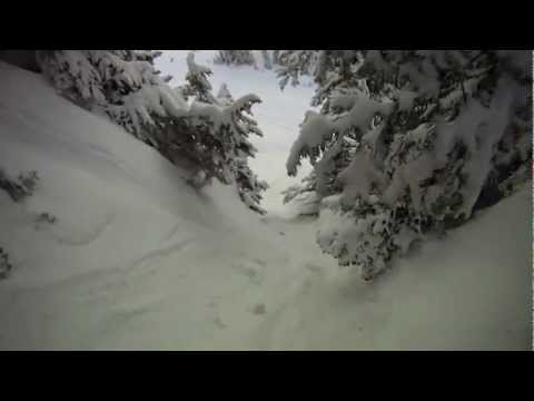 Stevens Pass Snowboarding GoPro January 15 2012