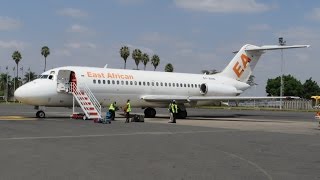 FlySAX DC-9-14 Flight, Nairobi to Mombasa, 04JUL14