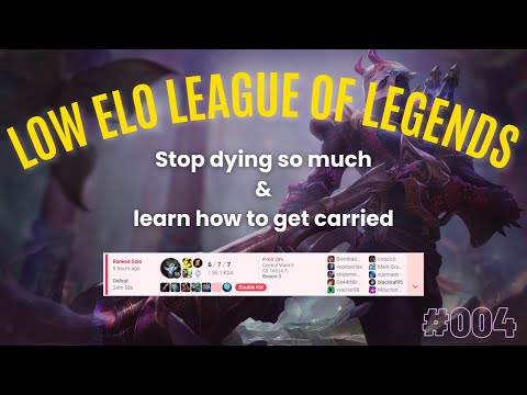 Stop Dying so much as ADC | Low Elo League of Legends