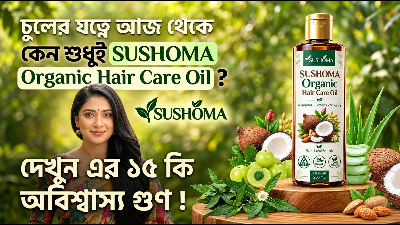 Sushoma Organic Hair Oil Video
