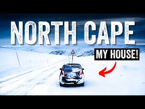 SLEEPING AT NORTH CAPE IN A TINY CAR | -33 °C Arctic Road Trip - Part 4/7