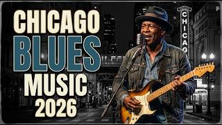 Lonely Blues Silent Night Mood | Deep Chicago Blues Guitar Sessions for Calm Mind and Deep Focus