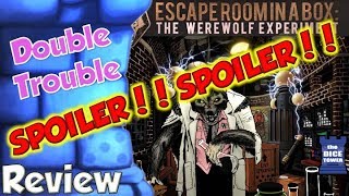 SPOILERS!!! Escape Room In a Box: The Werewolf Experiment - Double Trouble SPOILERS Review