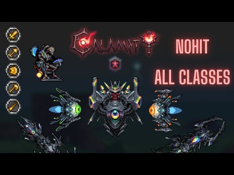 Terraria Calamity: The Exo Mechs Master Death Mode No Hit All Classes