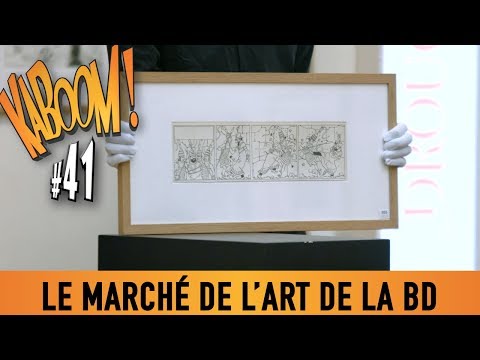 EMISSION KABOOM BD #41 - Le marché de l'Art en BD.