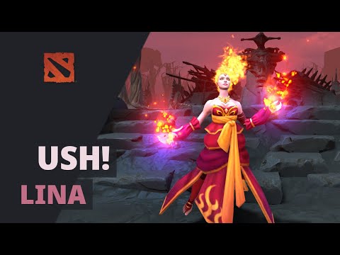 USH! plays Lina Dota 2 Full Game