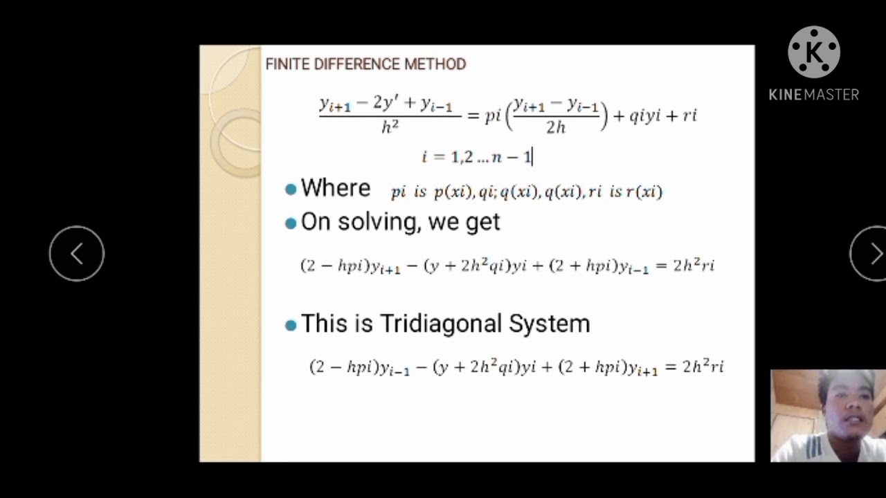 Finite Difference Method of ODE Multiple Choice