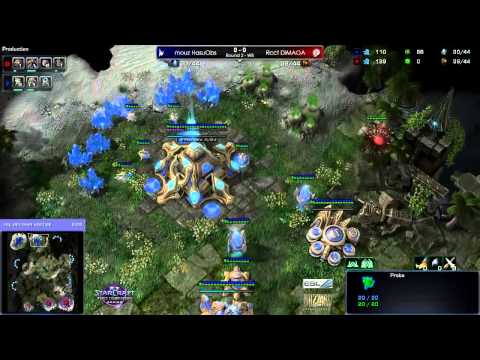 HasuObs vs DIMAGA   Game 1   WCS Saison 2   Starcraft 2