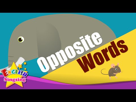 Kids vocabulary - Opposite Words - Learn Opposites - English for kids - English educational video