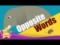 Kids vocabulary - [Old] Opposite Words - Learning about Opposites - English for kids