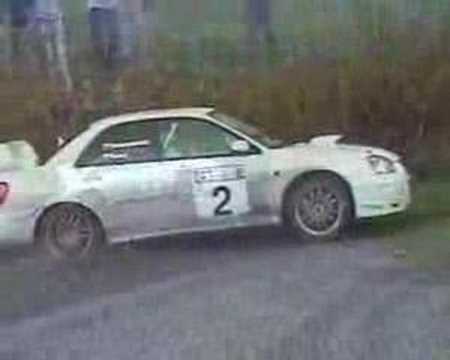 Kuzaj crash - Rally Elmot 2005 shakedown
