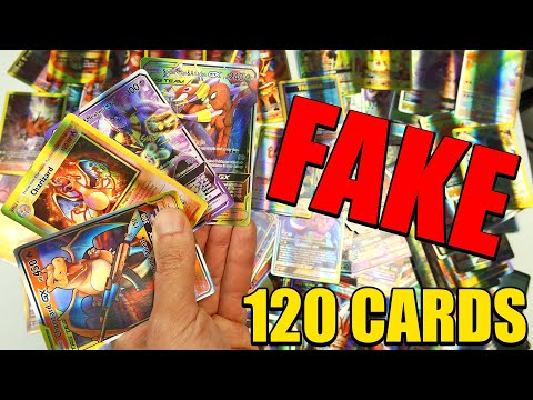 BIG Box of Fake Pokemon Cards Vstar Vmax GX EX from Aliepress