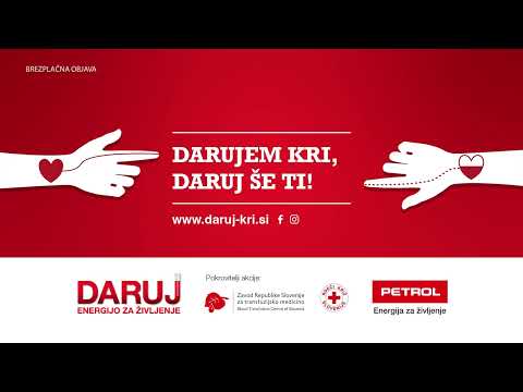 Darujem kri, daruj še ti!