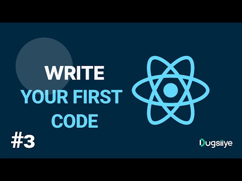 React Af Somali | Baro React js | Write Your First React Code #3