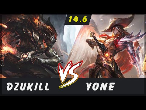 Dzukill - Yasuo vs Yone TOP Patch 14.6 - Yasuo Gameplay