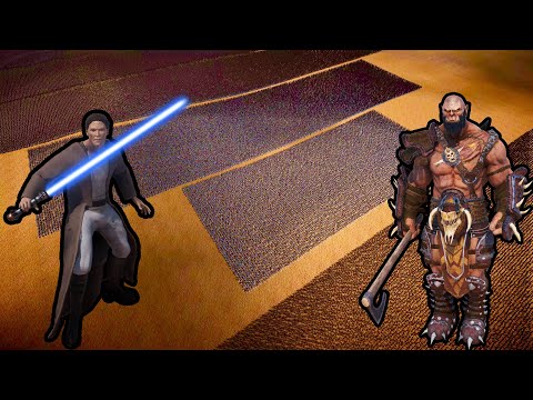 20,000,000 ORC WARRIORS vs 200,000 JEDI KNIGHTS | Ultimate Epic Battle Simulator 2