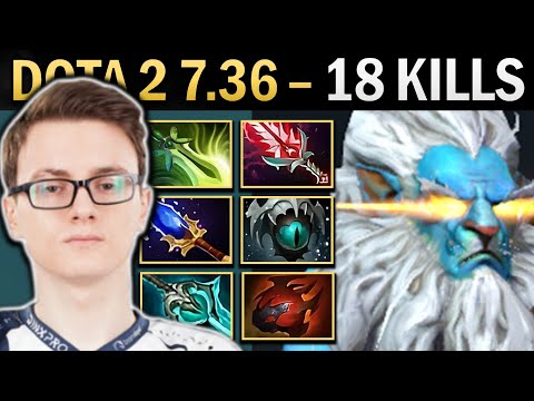 Phantom Lancer Gameplay Miracle with 18 Kills and Tarrasque - Dota 7.36
