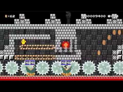 Nightmare Train Castle (1.5%) ~ by Jeanbatman ~Super Mario Maker gameplay