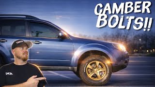 Subaru Camber Bolt HOW-TO!!