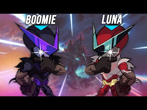 Boomie & Luna Test out Red Raptor for the FIRST TIME - Chill Brawlhalla Spars