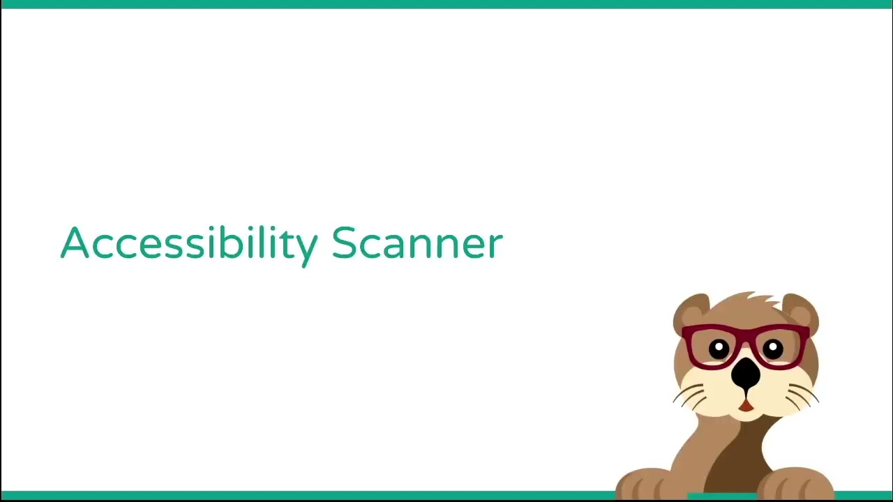 Accessibility Scanner -- Oppia Android Developers
