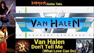 Download lagu Don't Tell Me (What Love Can Do) - Van Halen - Guitar Bass TABS Lesson mp3 Download lagu Don't Tell Me (What Love Can Do) - Van Halen - Guitar Bass TABS Lesson mp3
