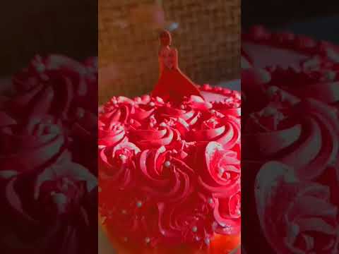 pineapple Cake Design | pineapple flavoured cake in pink color by Rasika Sathe