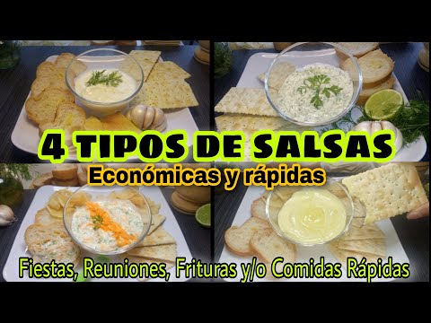 , title : '🔴 SALSAS para Pasapalos o Pasabocas económicas y fáciles |Salsas para fiestas frituras comida rápida'