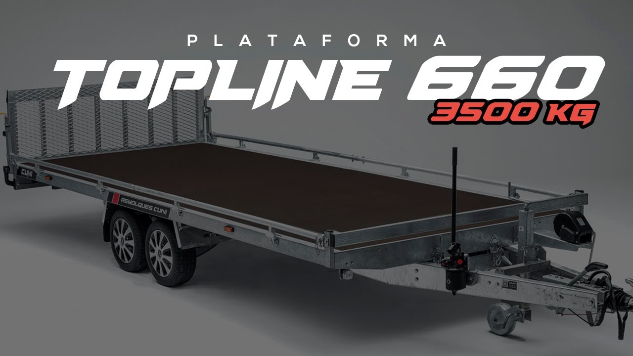 REVIEW: Remolque plataforma de 3500kg TOP LINE 660