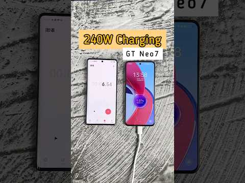 240W Fast Charging is unbelievable..!! #shorts