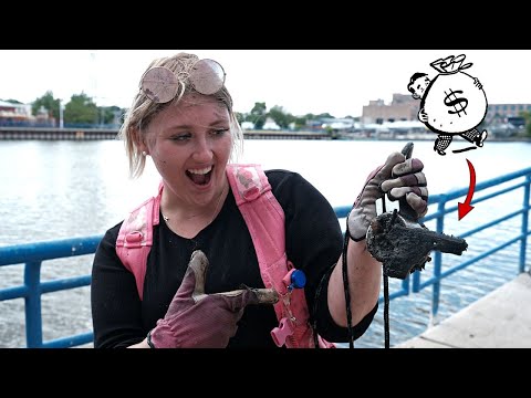 This Town Holds a Terrible Secret! - Magnet Fishing Uncovers Shocking Finds!