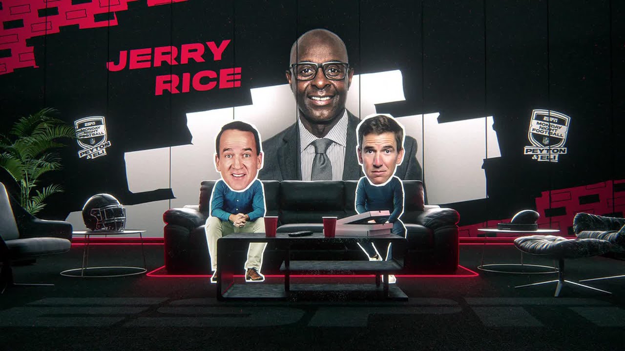 Jerry Rice joins Peyton & Eli during Panthers vs. 49ers | 'MNF ManningCast'