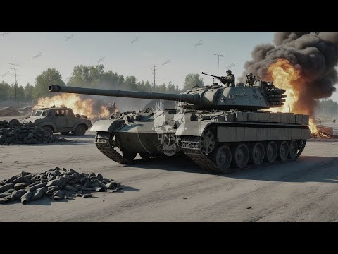 A Big Tragedy Happens! When Russian T-90M tank arrives, immediately destroyed by M1 ABRAMS | at the