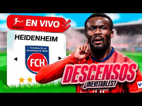 ¡Intenté Evitar El Descenso Del Heidenheim!