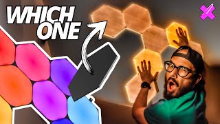 Nanoleaf Elements Woods 🆚 Ultra Black Hexagon