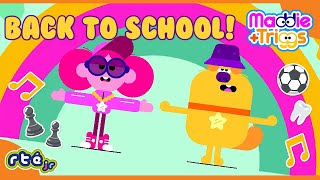 ⚽️♟️ Let's Go Back to #SCHOOL 🙌🤗 | Maddie + Triggs | Songs, Sports & Routines 😴 |@RTÉjrOfficial​