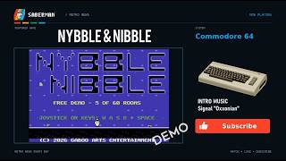 Commodore 64 -=NYBBLE & NIBBLE=- demo