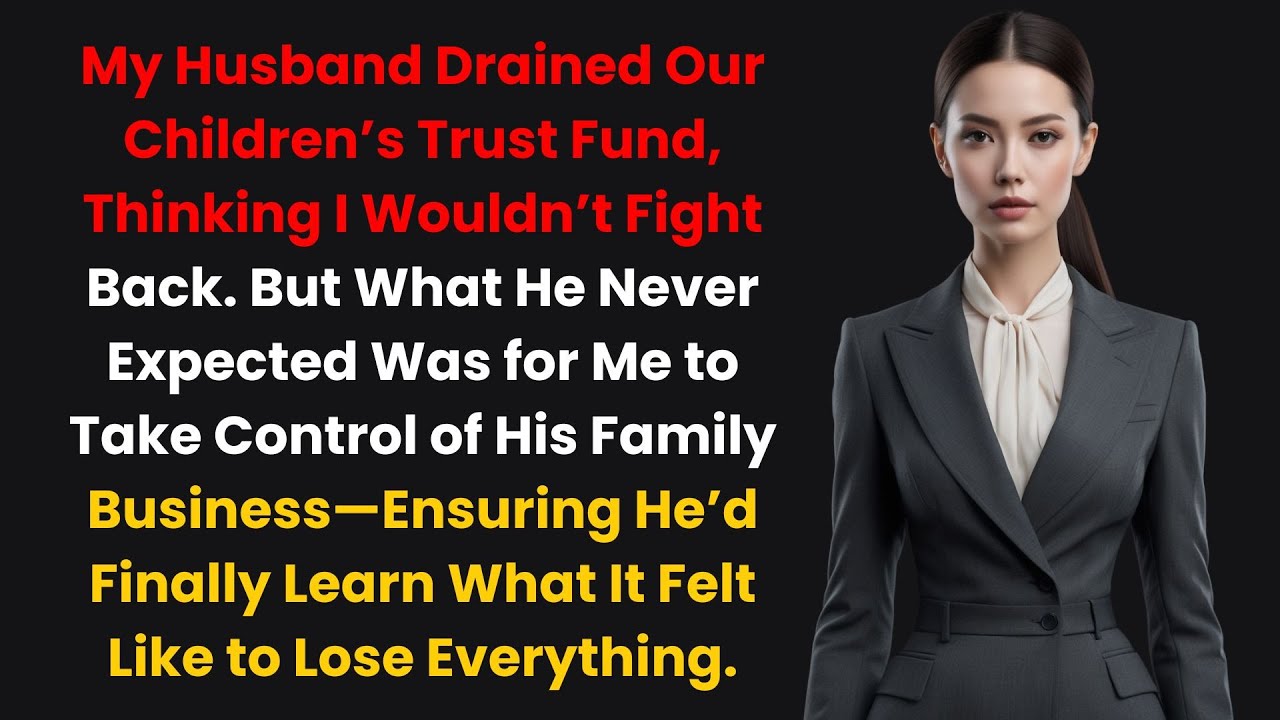 My Husband Drained Our Children's Trust Fund—So I Took Control of His Family Business