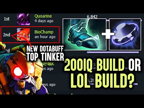 New Top Dotabuff 2nd Tinker With New Meta - 200IQ Build Or Lol Build Dota 2