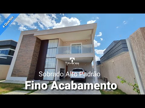Sobrado 4 Quartos Fino Acabamento Alto Padrão