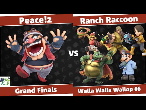 Walla Walla Wallop #6 Grand Finals - Peace!2 (Wario) vs RanchRaccoon (Min-Min)